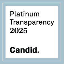 Candid. Platinum Transparency Accreditation Badge for 2025