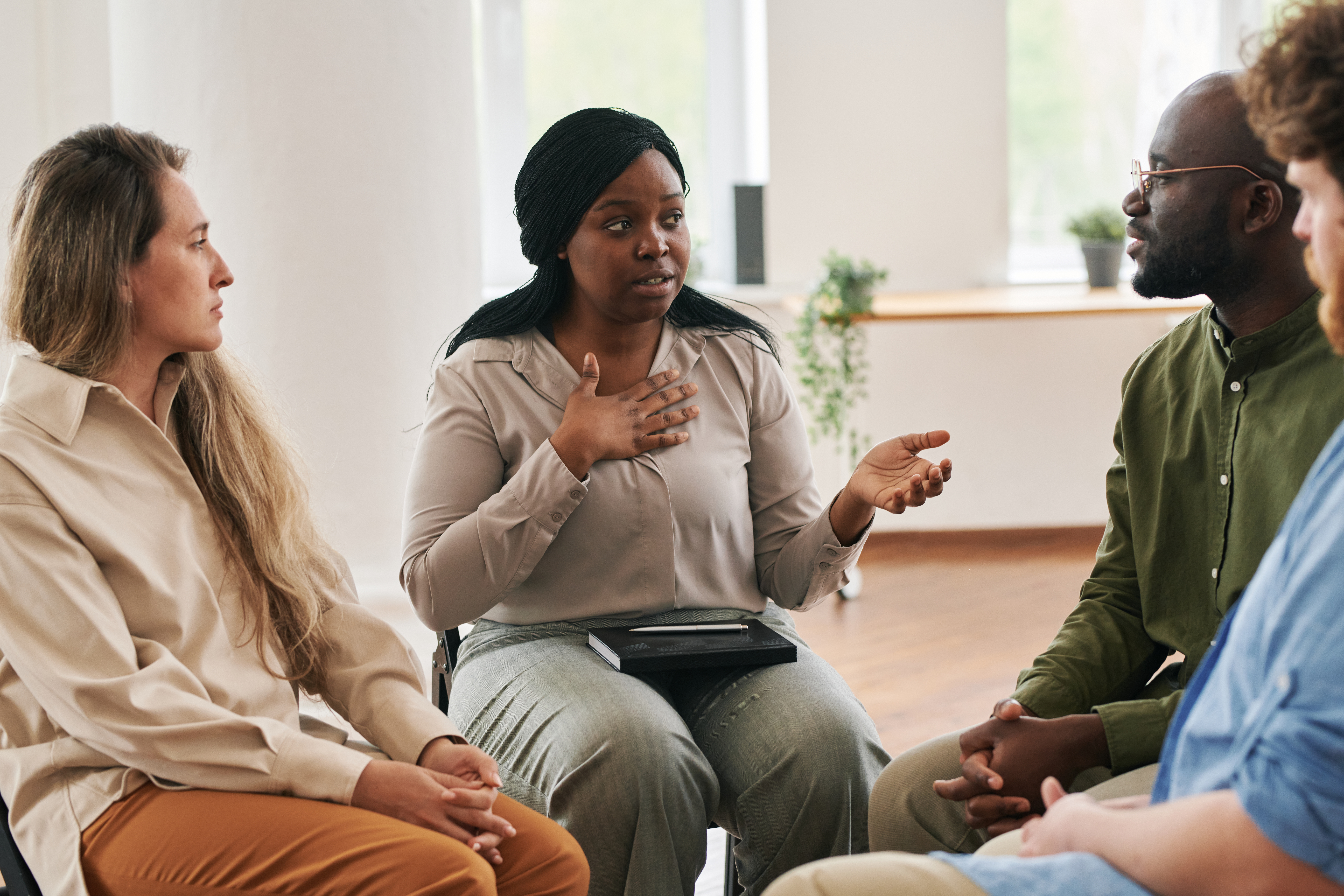 Group therapy session