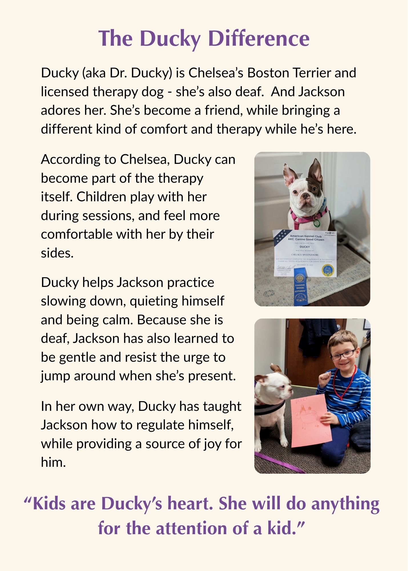 The Ducky Difference