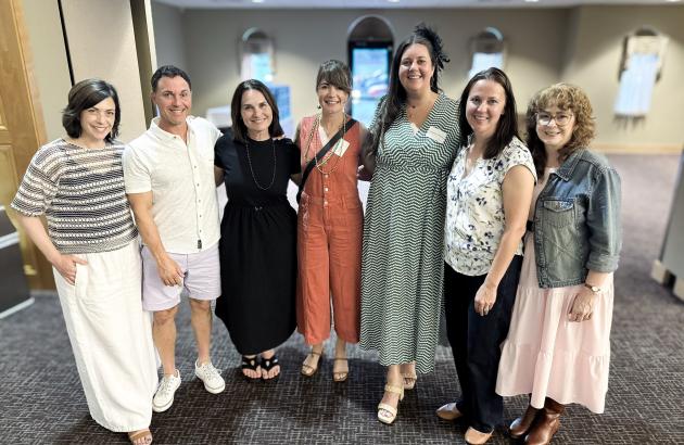 Group of attendees at fundraiser