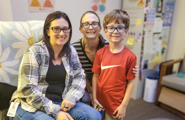 Chelsea, Katie, and Jackson